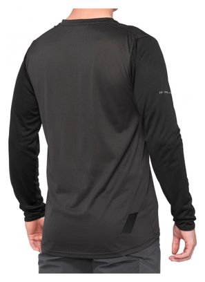 Ridecamp 100% Long Sleeve Jersey Black / Grey