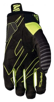 Pair of Child's Long Gloves Five Race Neon Yellow