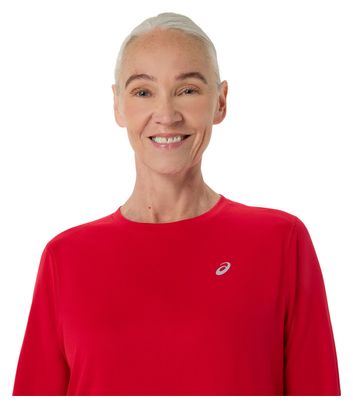 T-Shirt Running Asics Core Rouge Femme