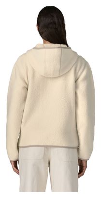 Patagonia Retro Pile Hoody, Beige, Women's