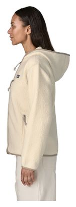 Patagonia Retro Pile Hoody, Beige, Women's