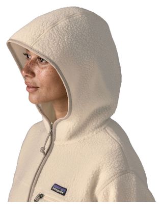 Patagonia Retro Pile Hoody, Beige, Women's