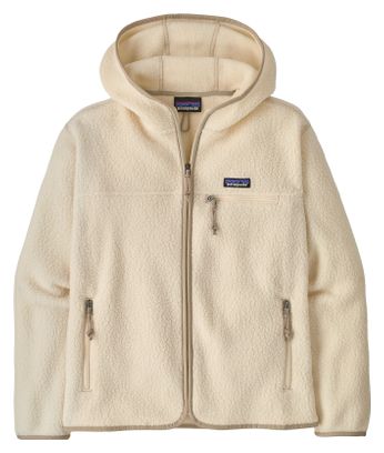 Patagonia Retro Pile Hoody, Beige, Women's