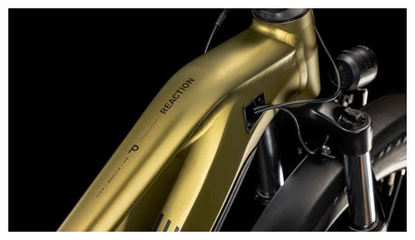 Cube Reaction Hybrid Performance 500 Allroad Trapeze Elektro-Hardtail MTB Shimano Cues 9S 500 Wh 29'' Gold Lime 2025