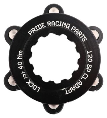 Adaptador de rotor Pride Racing SP de 120 mm y 6 tornillos para bujes Center Lock
