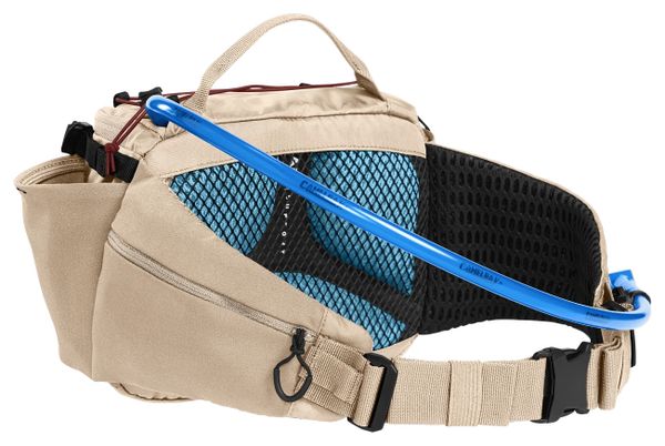 Camelbak M.U.L.E. Cintura di idratazione da 5 litri + sacchetto per l'acqua beige da 1,5 litri