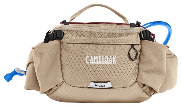 Camelbak M.U.L.E. Cintura di idratazione da 5 litri + sacchetto per l'acqua beige da 1,5 litri