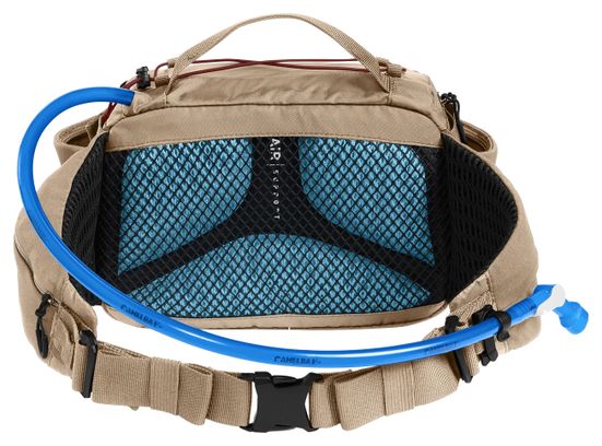 Camelbak M.U.L.E. Cintura di idratazione da 5 litri + sacchetto per l'acqua beige da 1,5 litri