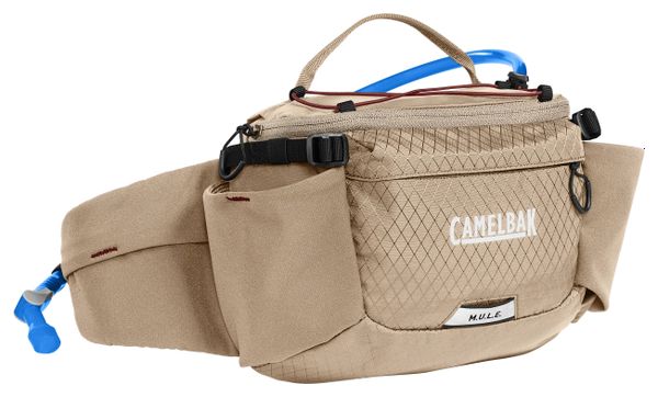 Camelbak M.U.L.E. Cintura di idratazione da 5 litri + sacchetto per l'acqua beige da 1,5 litri