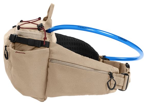 Camelbak M.U.L.E. Cintura di idratazione da 5 litri + sacchetto per l'acqua beige da 1,5 litri
