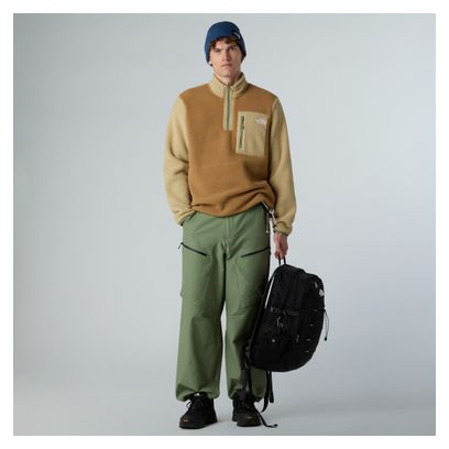 The North Face Yumiori 1/4 Zip Uomo Marrone/Beige Pile Polar