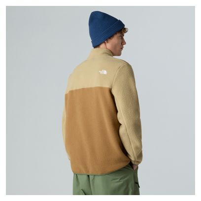 The North Face Yumiori 1/4 Zip Uomo Marrone/Beige Pile Polar
