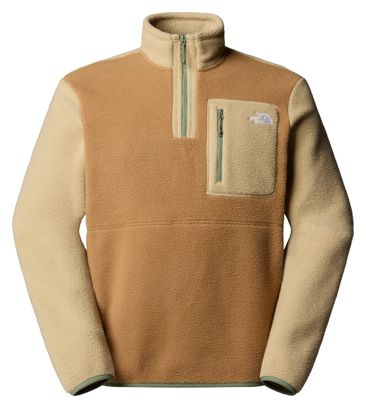 The North Face Yumiori 1/4 Zip Uomo Marrone/Beige Pile Polar