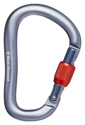 Mousqueton Black Diamond RockLock Screwgate Carabiner Gris