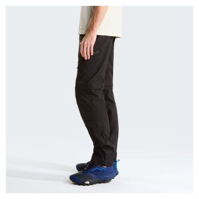 Pantalones convertibles The North Face Exploration negros para hombre - Regular