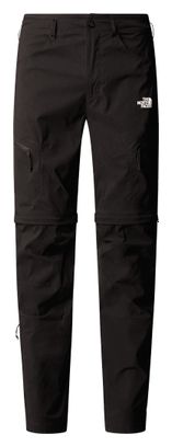 Pantalones convertibles The North Face Exploration negros para hombre - Regular
