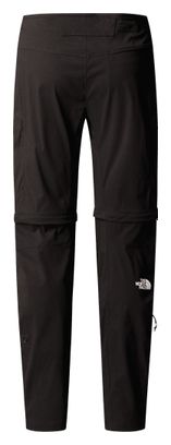 Pantalones convertibles The North Face Exploration negros para hombre - Regular