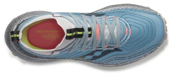 Saucony Endorphin Trail Mid Blue Trail Running Shoes for Women