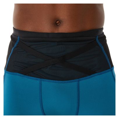 Asics FujiTrail Shorts Blau Schwarz