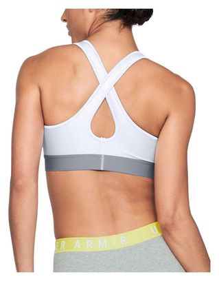 Under Armour Armour Mid Crossback Sports Bra White Alltricks