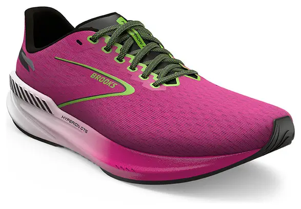 Brooks Hyperion GTS Pink Green Women's Running Shoes