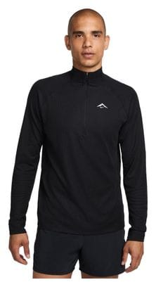 Nike Trail Schwarzes Herren 1/2-Zip Oberteil