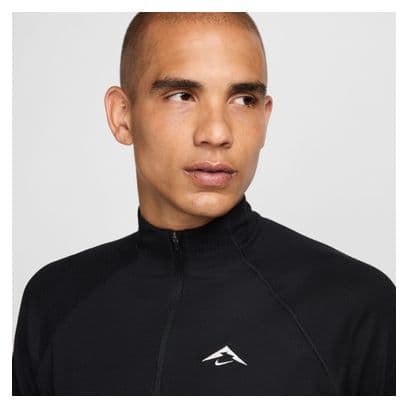 Nike Trail Schwarzes Herren 1/2-Zip Oberteil