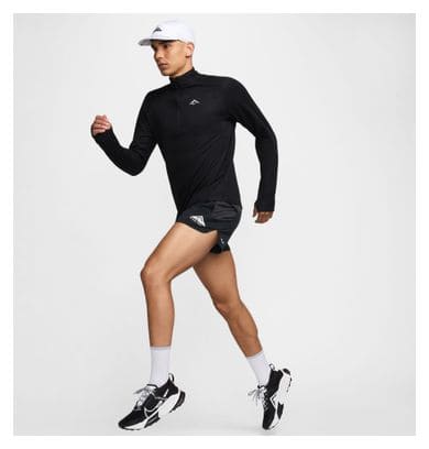 Haut 1/2 Zip Nike Trail Noir Homme