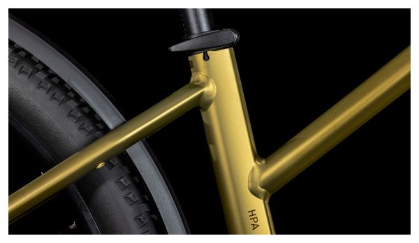 VTT Électrique Semi-Rigide Cube Reaction Hybrid Performance 500 Allroad Trapeze Shimano Cues 9V 500 Wh 27.5'' Or Lime 2025