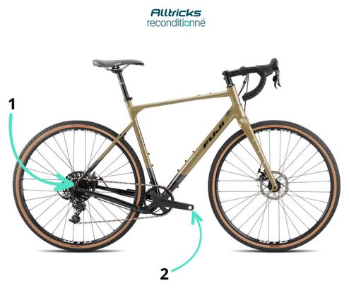 Grindfiets Fuji Jari 1.5 Sram Apex 11V Beige Zwart 2022