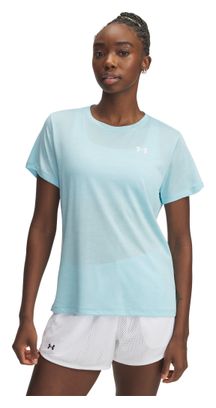 Under Armour Tech Twist Kurzarm Trikot Blau Damen