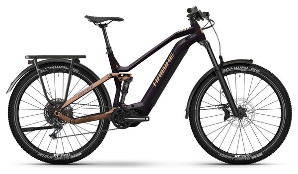 VTT Électrique Tout-Suspendu Haibike Adventr SE Sram GX/NX Eagle 12V 720 Wh 29'' Violet/Cuivre 2024