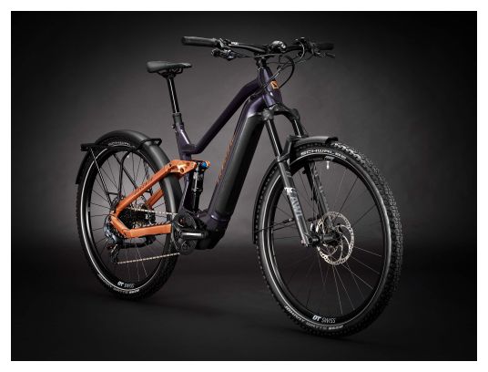 VTT Électrique Tout-Suspendu Haibike Adventr SE Sram GX/NX Eagle 12V 720 Wh 29'' Violet/Cuivre 2024