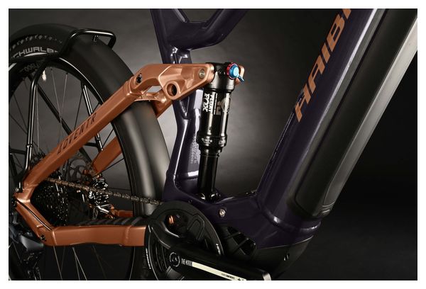 VTT Électrique Tout-Suspendu Haibike Adventr SE Sram GX/NX Eagle 12V 720 Wh 29'' Violet/Cuivre 2024