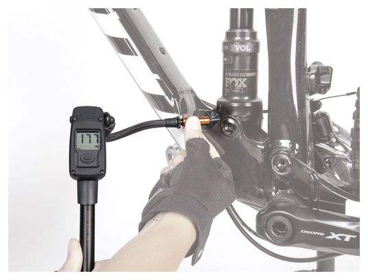 Pompe HP Suspension Topeak Pocket Shock Digital Noir