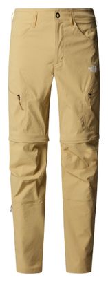 The North Face Exploration Convertible Pants for Men - Beige - Regular