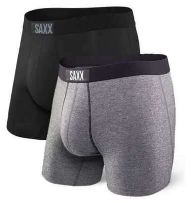 Saxx Boxer (2er Pack) Vibe Schwarz Grau