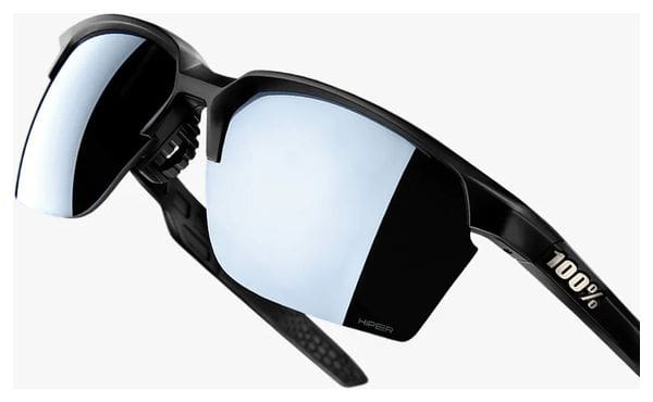 100% Sportcoupe Black - HiPER Black Mirror Lenses