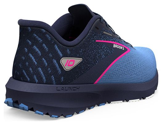 Zapatillas Running Brooks Launch 10 Azul Rosa Mujer