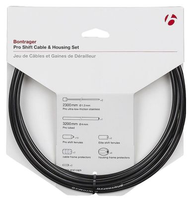 Juego de cables / carcasas Pro Shift de Bontrager 4 mm