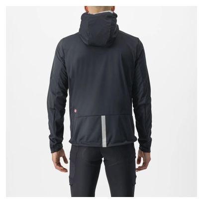 Castelli Trail Hoodie Langarm Jacke Schwarz