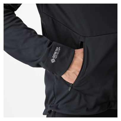 Castelli Trail Hoodie Long Sleeve Jacket Black | Alltricks.com