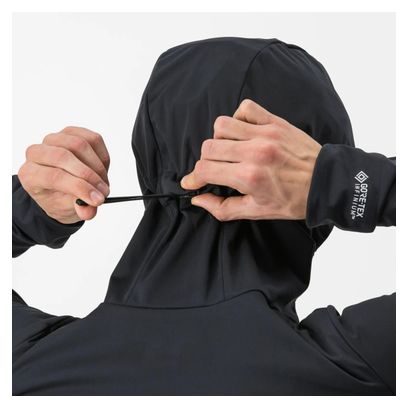 Castelli Trail Hoodie Langarm Jacke Schwarz