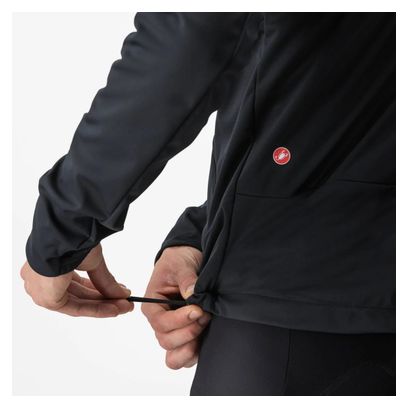Castelli Trail Hoodie Langarm Jacke Schwarz