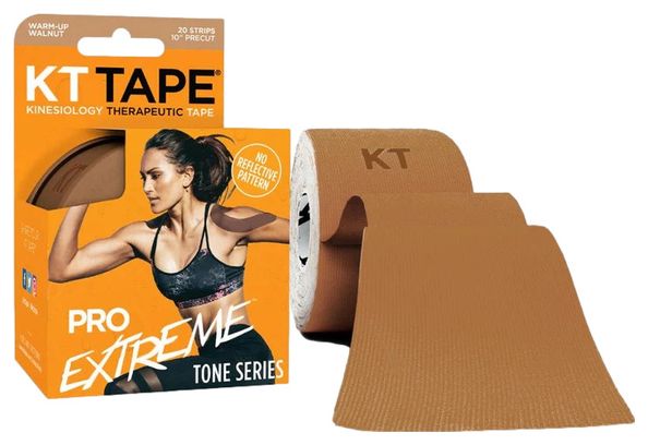 KT TAPE Pro Extreme Tape Pre-Cut (20 X 25Cm) Hazelnut