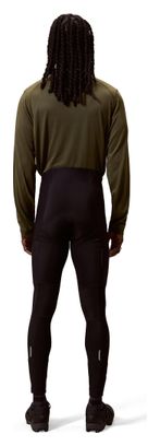 Endura Loop Ride Thermal Men's Long Bicycle Shorts (Strapless) - Black