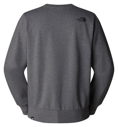 The North Face Simple Dome Crew Grey Long Sleeve T-Shirt