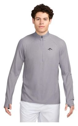 Haut 1/2 zip Nike Trail Gris Homme