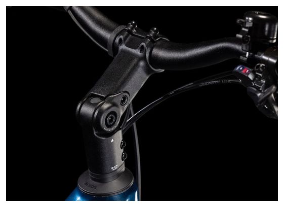 VTC Électrique Cube Touring Hybrid One 625 Trapeze Shimano Cues 9V 625 Wh 700 mm Bleu Deep Sea 2025
