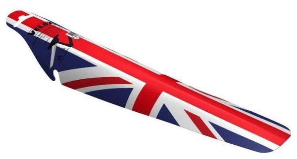 Fender arrière UK 34 cm rouge / blanc / bleu